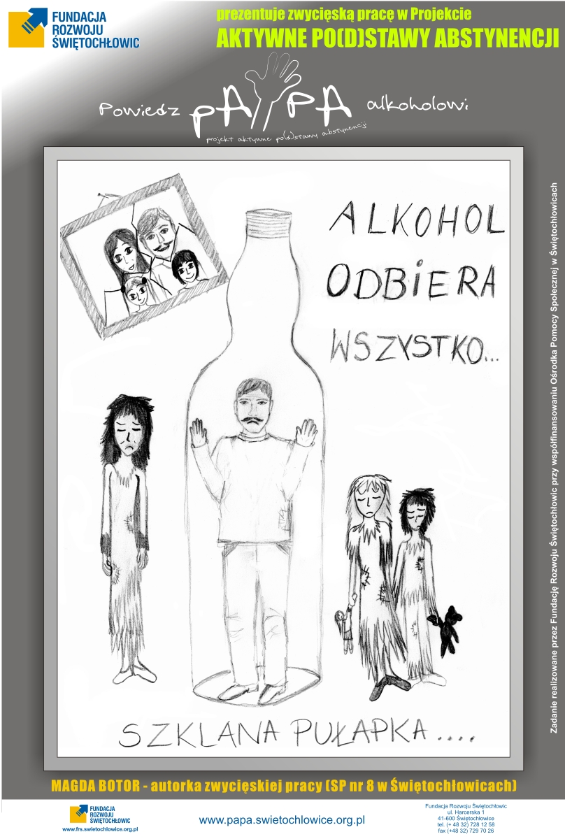 PAPA -zwycięski plakat PAPA -zwycięski plakat